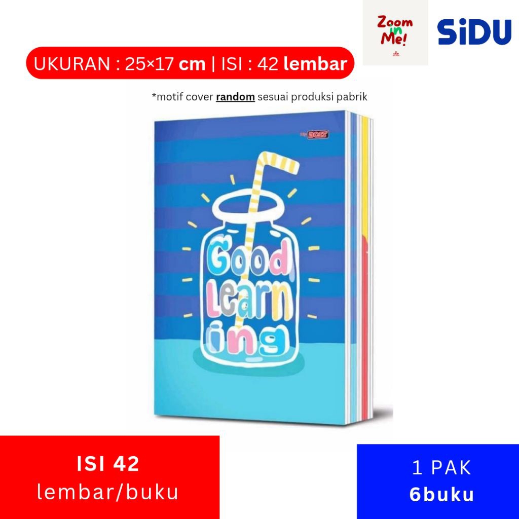 

(6 BUKU) BUKU TULIS BIG BOSS SINAR DUNIA ISI 42 LEMBAR / BIGBOSS / BIG BOSS 42