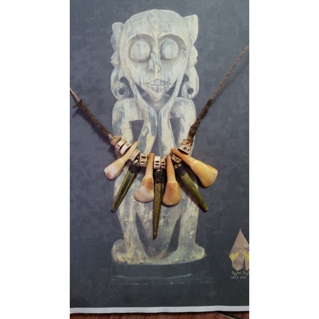 kalung etnik tulang duri landak laut