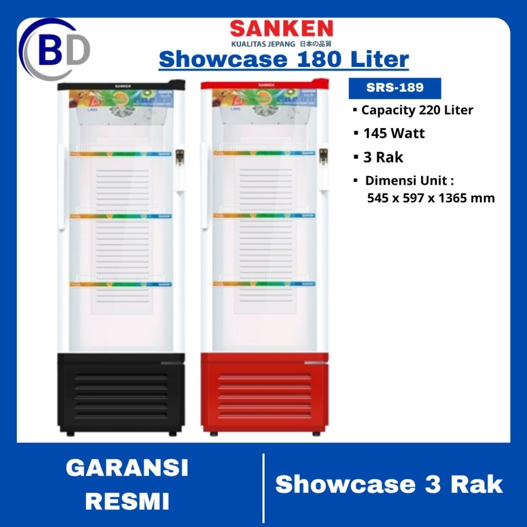 Showcase Sanken 180 L SRS-189BK/MR