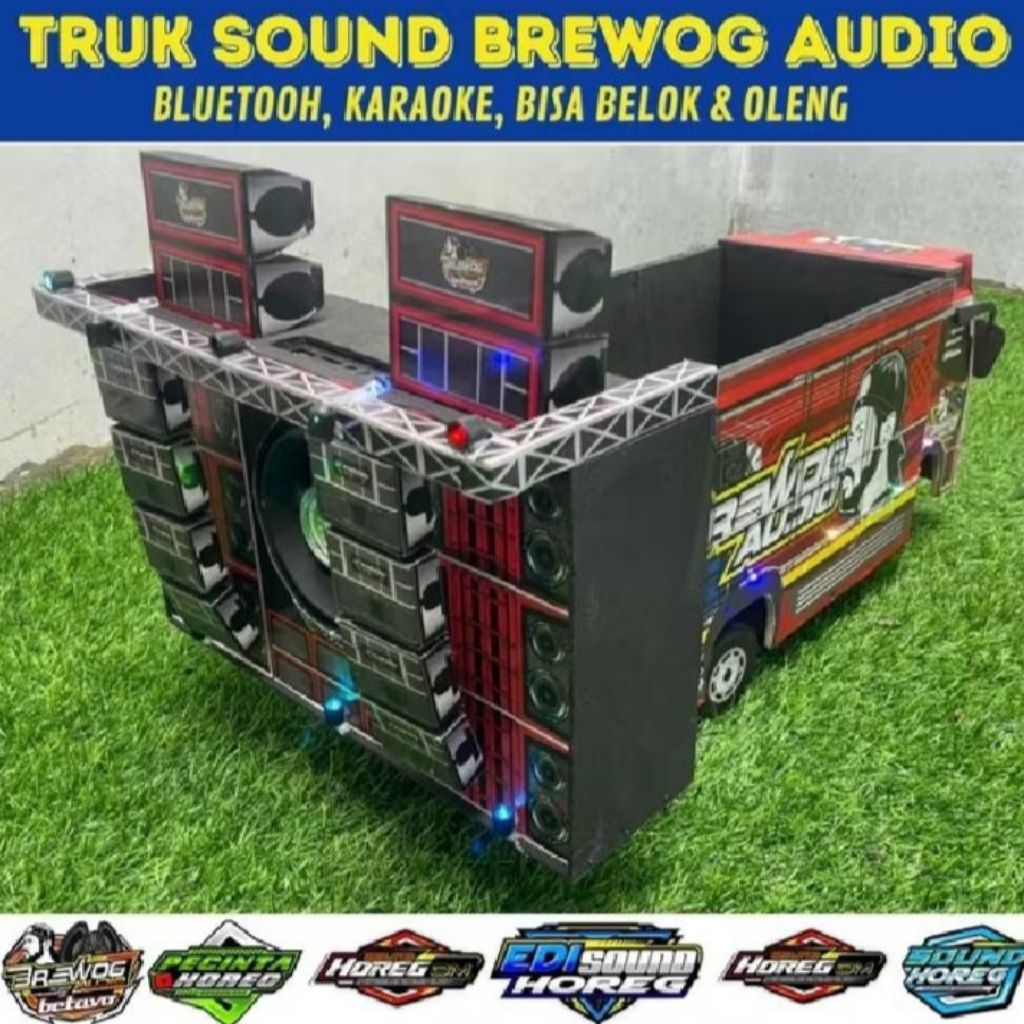 Miniatur truk sound system/miniatur truk oleng/miniatur truk brewog Audio