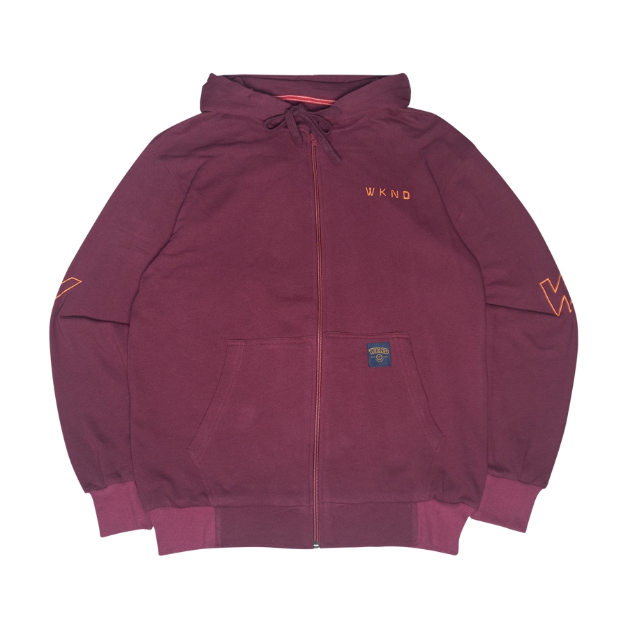 WKND Zip-up Sweater Hoodie Original 537 ripple