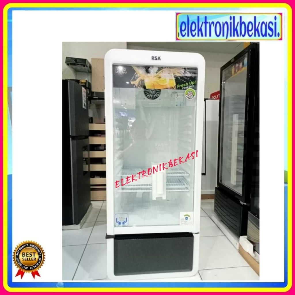 SHOWCASE RSA RUBY 200 / LEMARI PENDINGIN RSA 200 LITER RUBY 200 / RSA RUBY-200 SHOWCASE 3 RAK