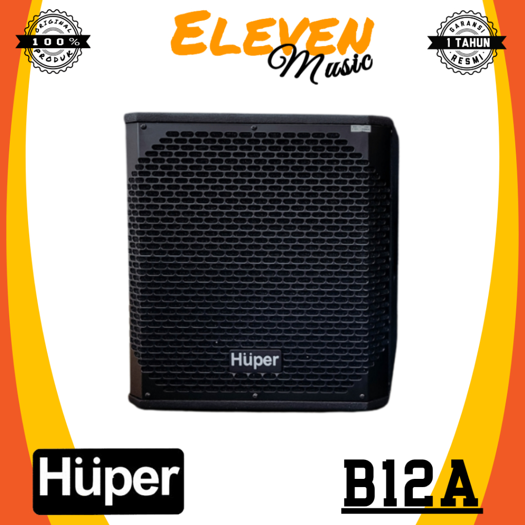 Huper B12A Subwoofer Aktif 12 inch Sub Active Original  HUPER B-12A B 12 A