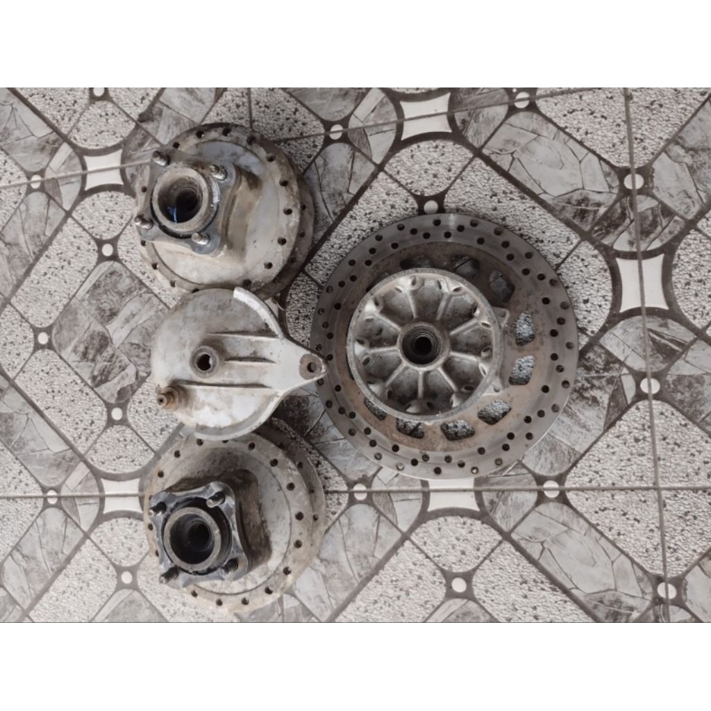 Tromol sanex QJ 150 depan belakang