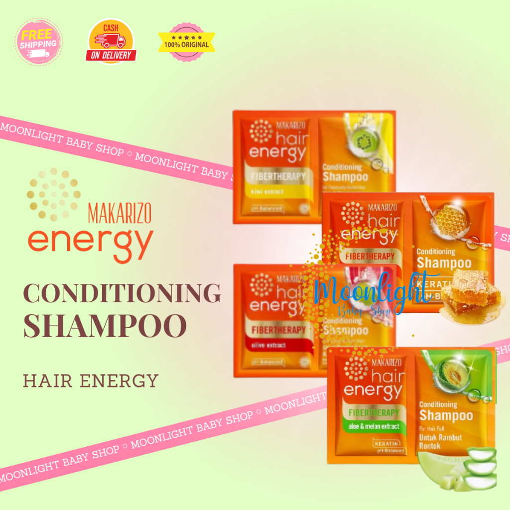 Makarizo Hair Energy Conditioning & Shampoo 9ml | Fibertherapy Shampo