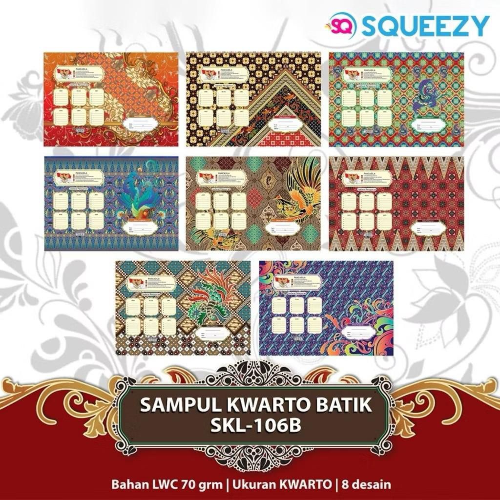 

Sampul BUKU BATIK SQUEEZY (isi 20lembar)