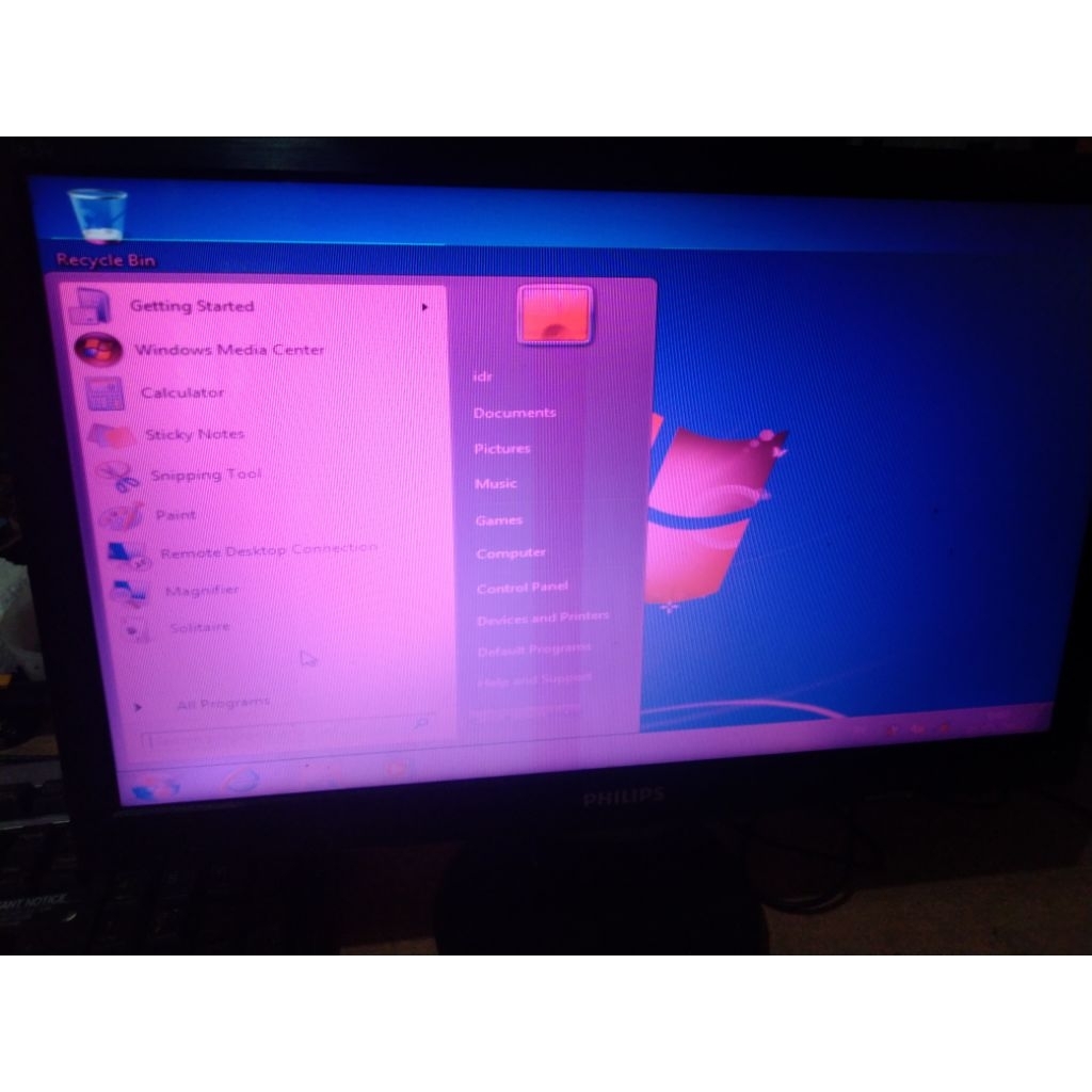 monitor LED Philips 16 inchi