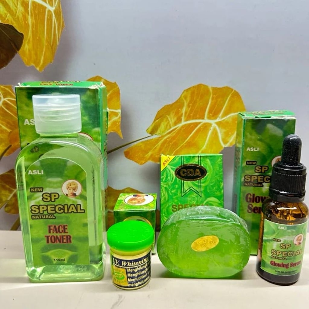 paket cream special sp hijau 4in1 sabun cda
