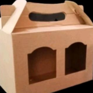 

Dus Tenteng Toples Box EfluteTenteng 10x19x14cm Muat 2 Toples Tabung 800ml Polos Jendela