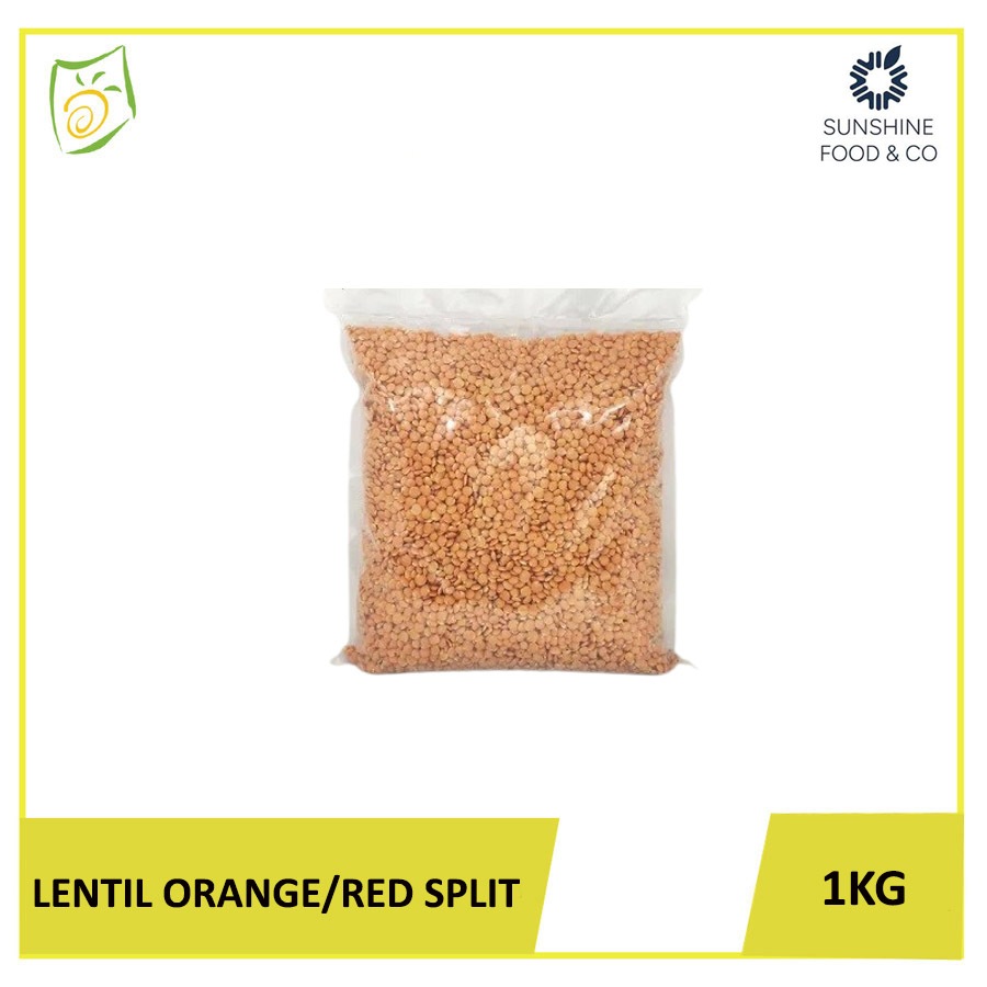

Lentil Orange/Red Split 1kg - Kacang Masoor Dal Import 1kg