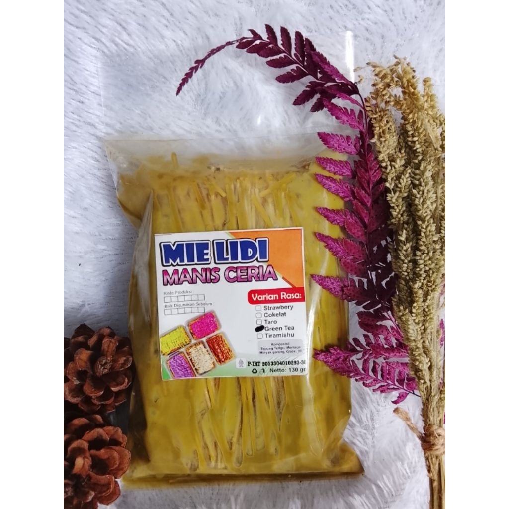 

mie lidi rasa greentea