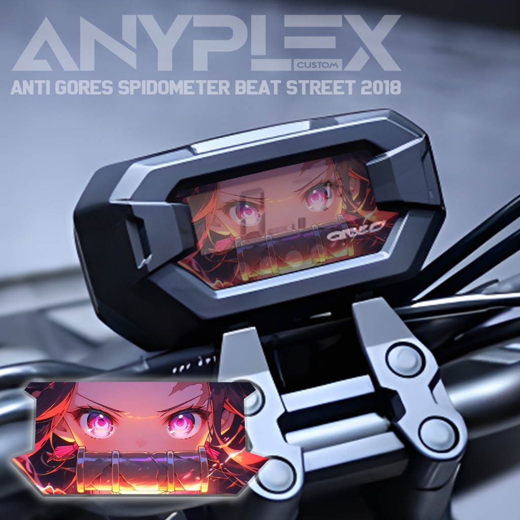 Stiker Speedometer Beat street Transparan NEZUKO / Speedometer Transparant Anime Honda beat street