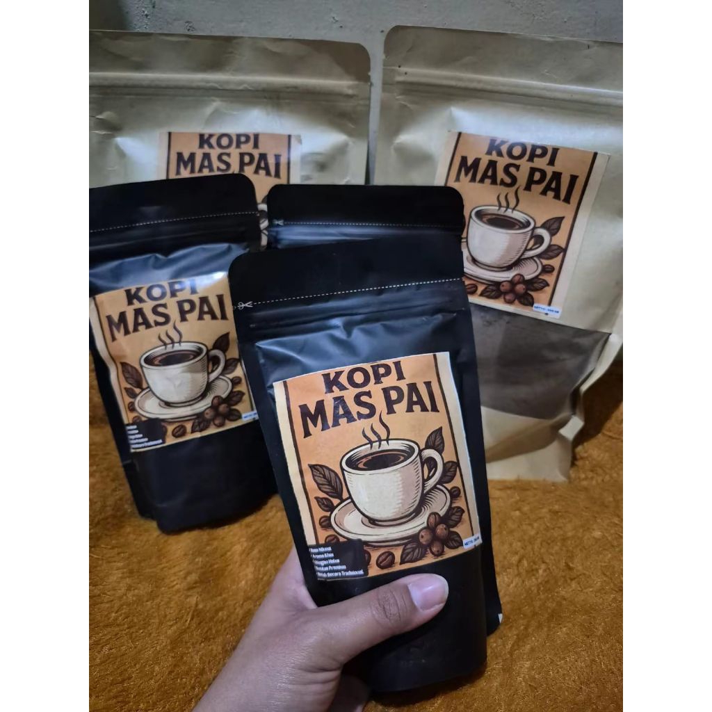 

Kopi bubuk Halus 1000gr by KOPI MAS PAI