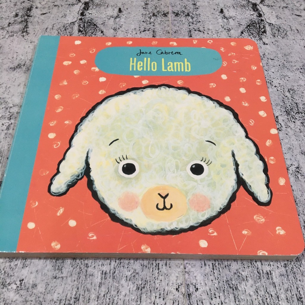 Hello lamb Boardbook buku bayi bergambar bahasa inggris buku cerita anak bayi Buku Cerita anak bahas