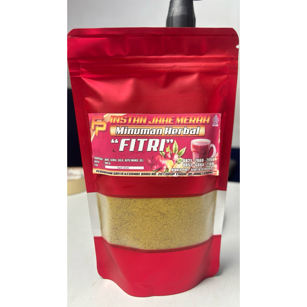 

Minuman herbal jahe merah