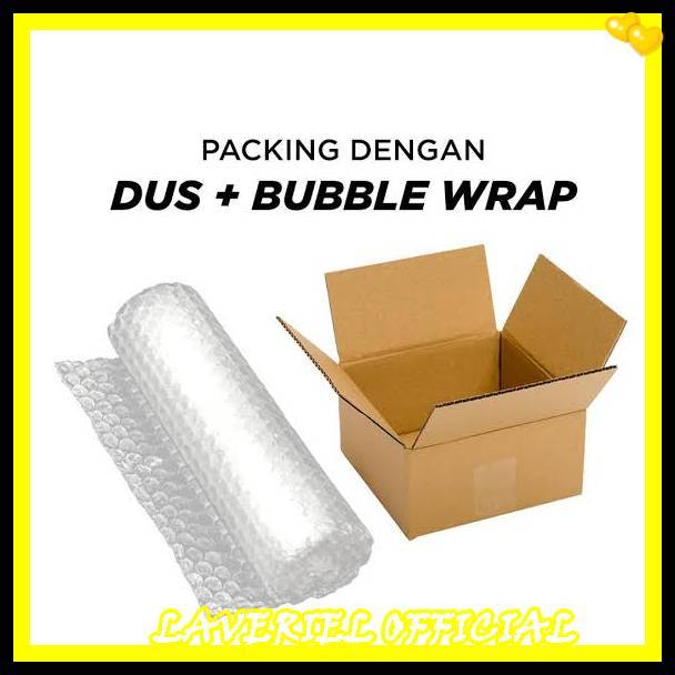 

PACKINGAN TAMBAHAN DUS DAN BUBBLE WRAP BAHAN TEBAL