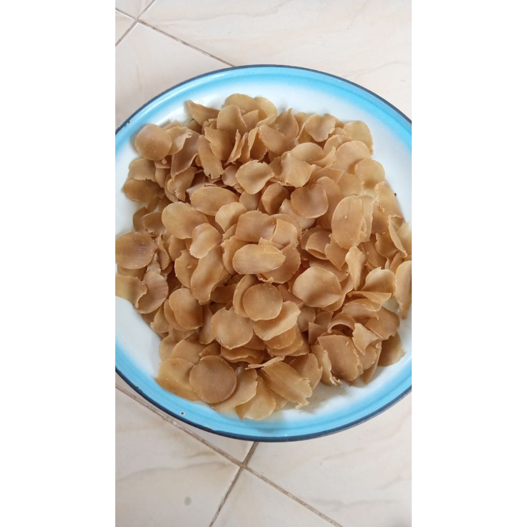

KEMASAN 1 KG !!! KERUPUK RAMBAK / KERUPUK PULI BAWANG MENTAH RENYAH NIKMAT ASLI KHAS MADURA TANPA DI JEMUR