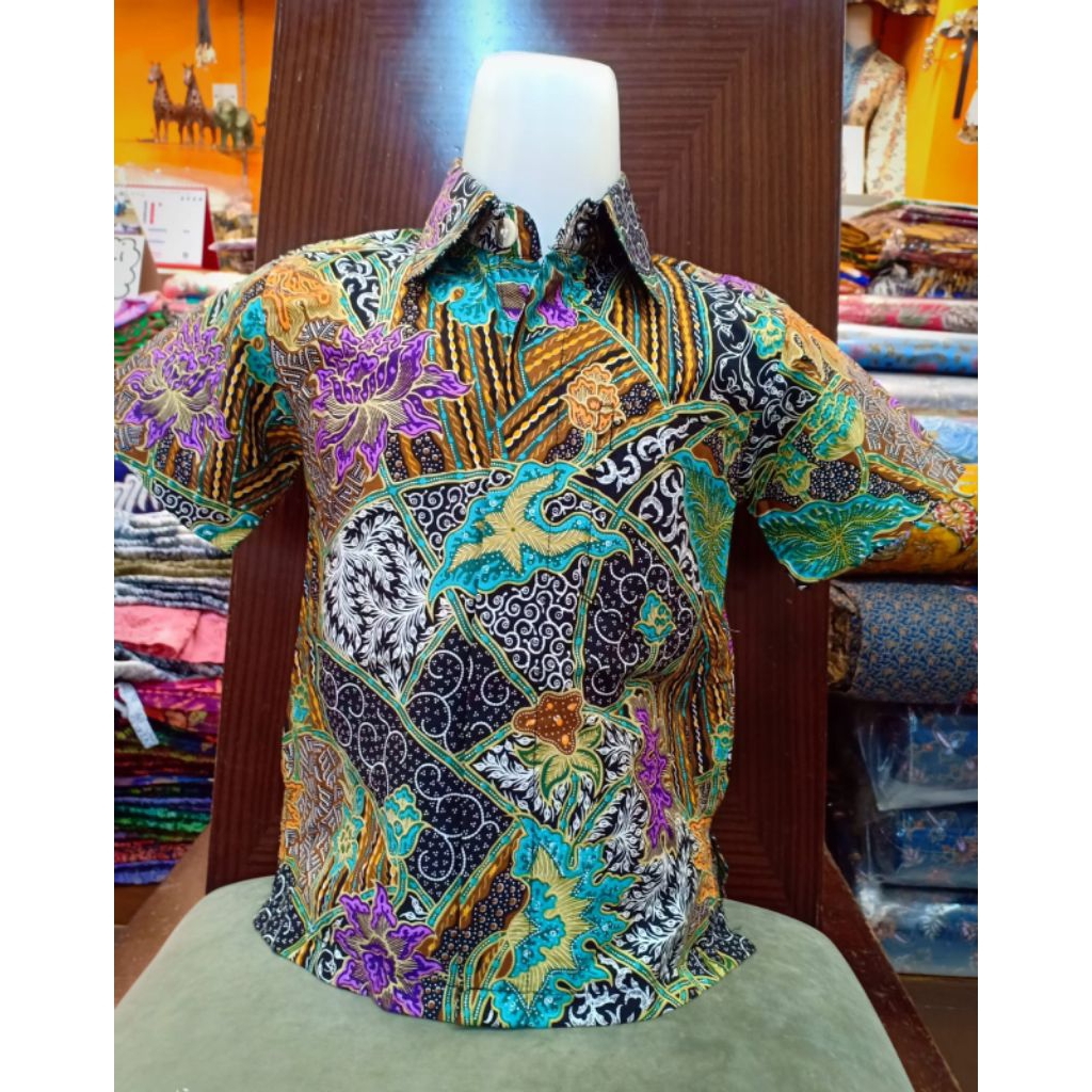 Toko Bakul Batik, Kemeja  Batik Anak Lengan pendek