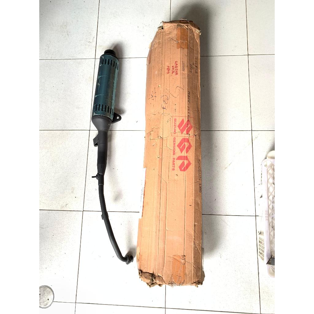 KNALPOT SHOGUN 110 SHOGUN KEBO PNP SHOGUN NEW 110 14305-30D00L000 ORI ORIGINAL ASLI NOS SGP
