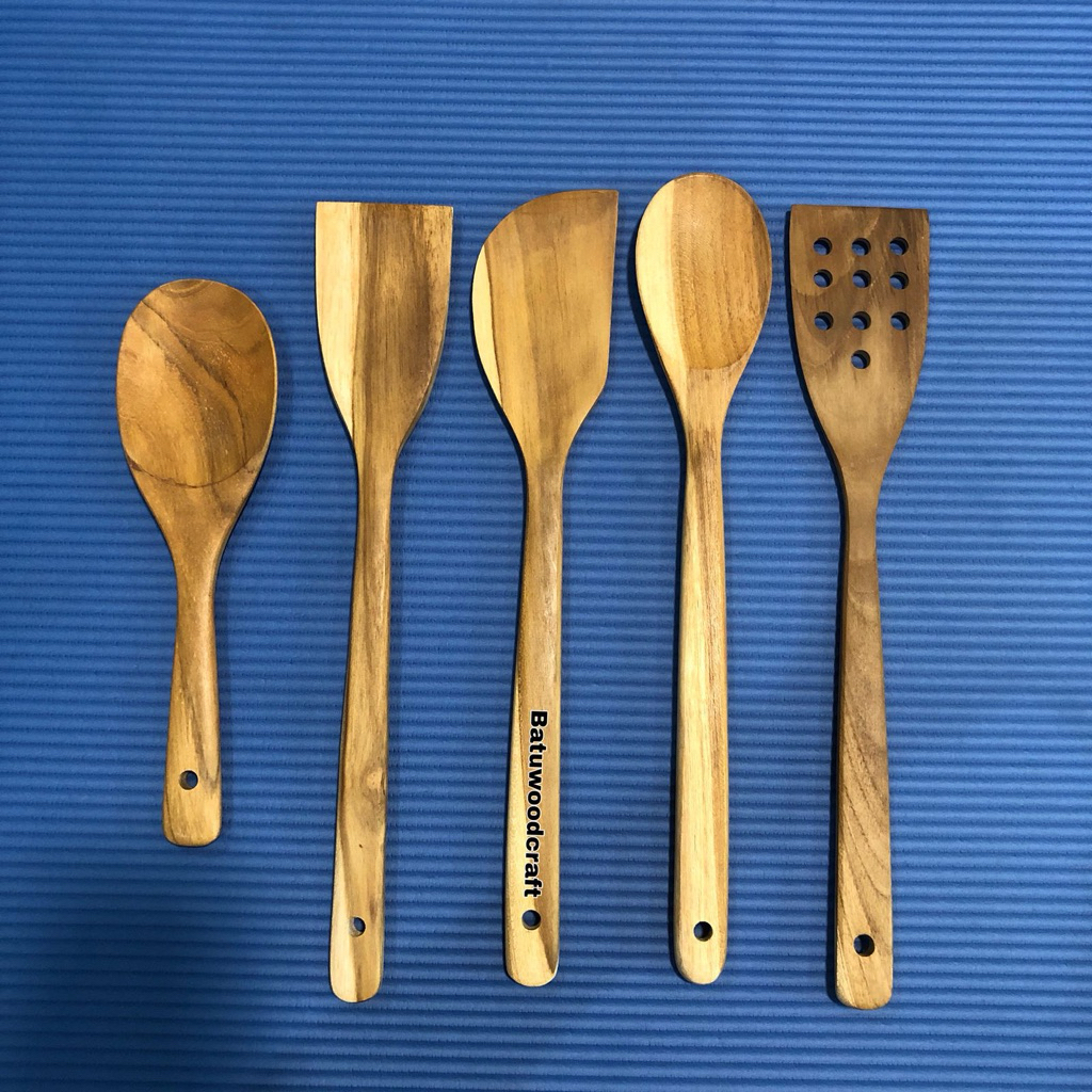 Centong Spatula Sodet Irus Kayu Jati Foodgrade