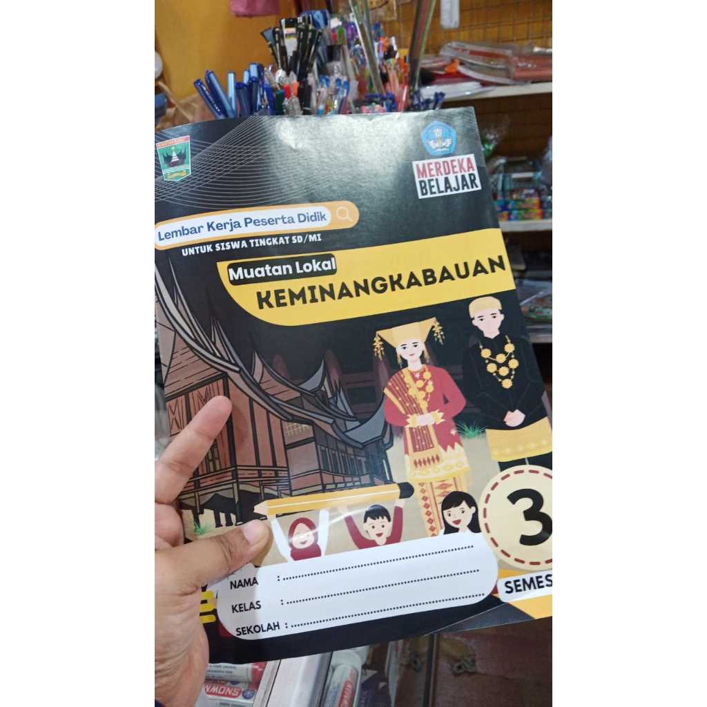 LKS KEMINANGKABAUAN KELAS 1 SD 6 SD SEMESTER 1 - KURIKULUM MERDEKA - BUKU SEKOLAH - MUATAN LOKAL