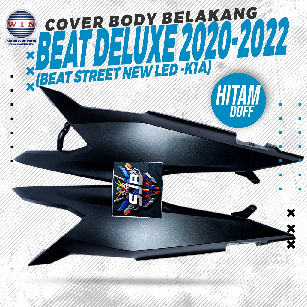 WIN COVER BODY KAP BODY BEAT 2020 BESAR (HITAM DOFF)