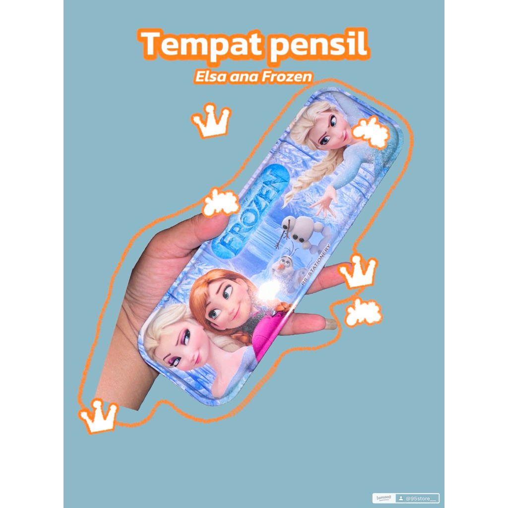 

Kotak Pensil Tempat Pensil Elsa Frozen Anna Frozen Preloved Sendiri namun blm pernah aku pakai