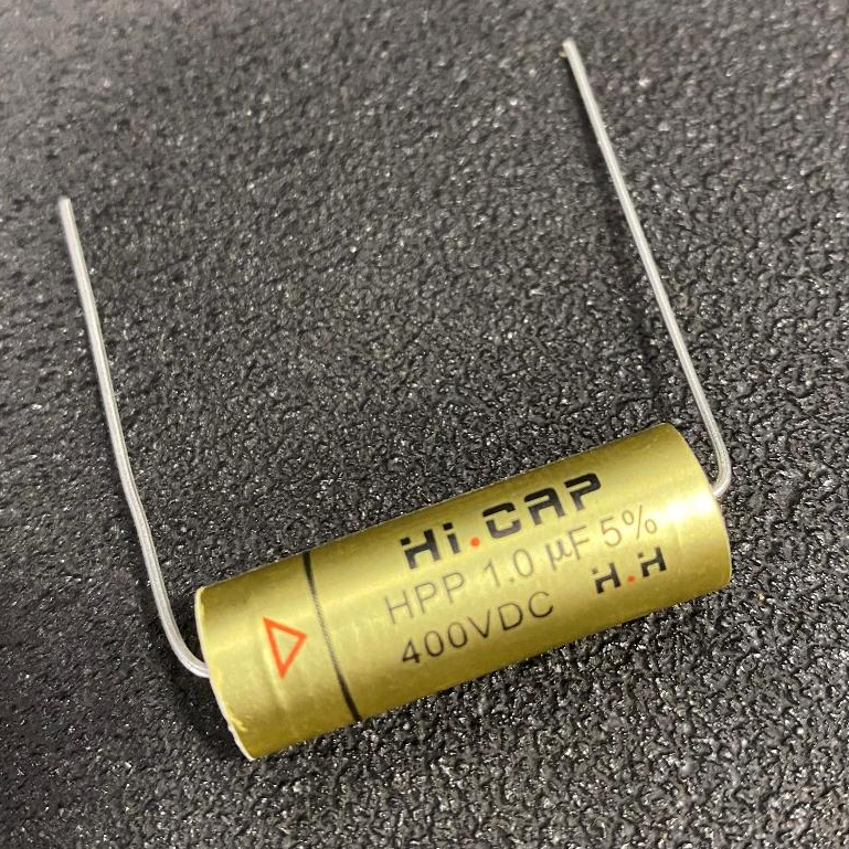 CAPASITOR AUDIO HIGH END OHVL 1,0 UF / 400 VOLT V GOLD (KUALITAS EROPA) HARGA 1 PCS / KAPASITOR AUDI