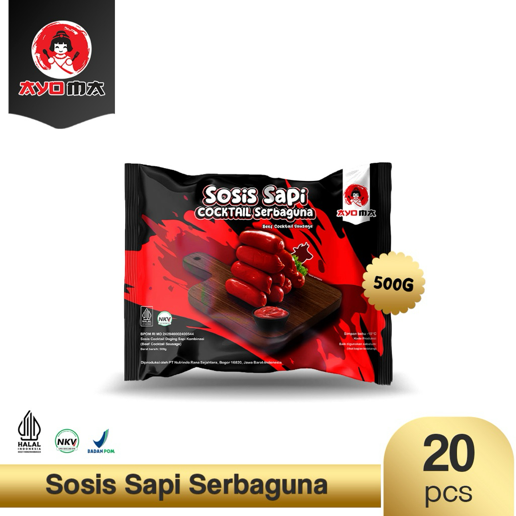 

Ayoma Sosis Sapi Serbaguna 500gr