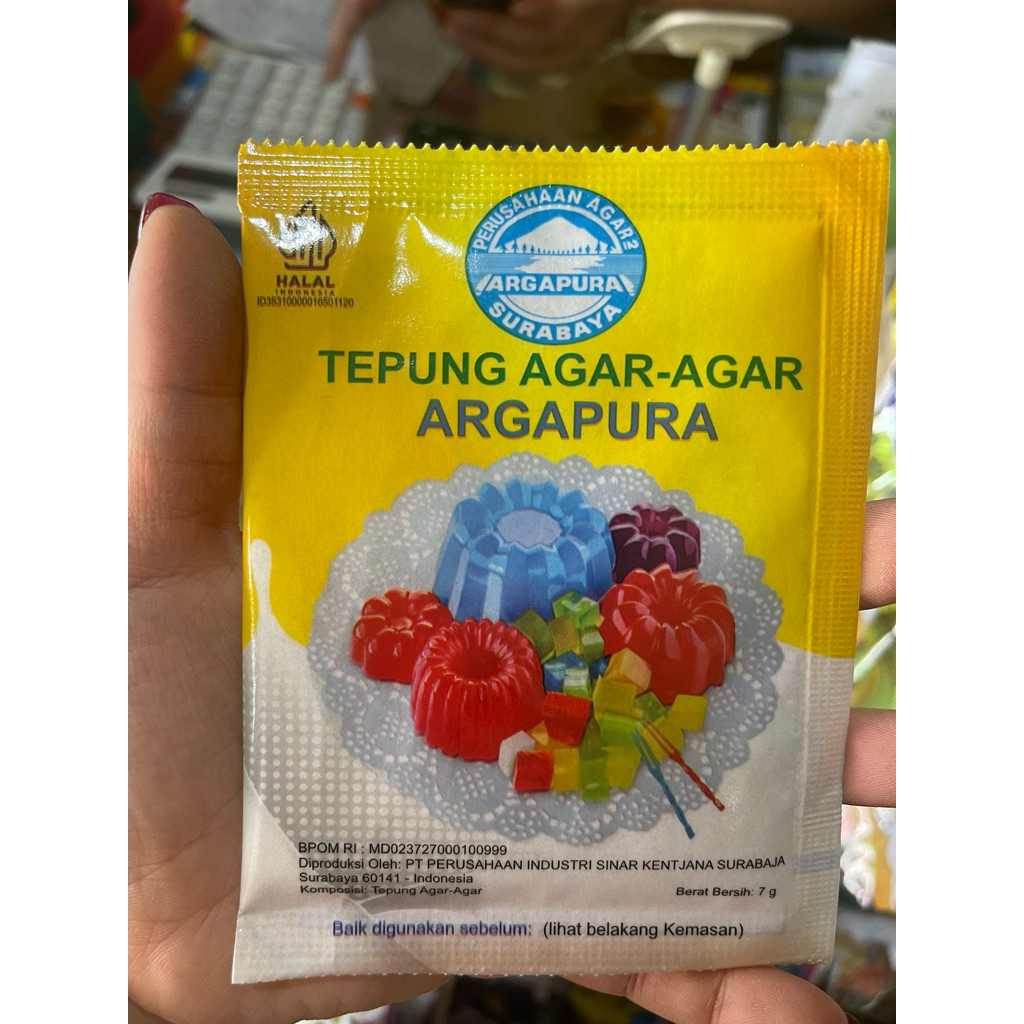

agar-agar cap gunung 7gr