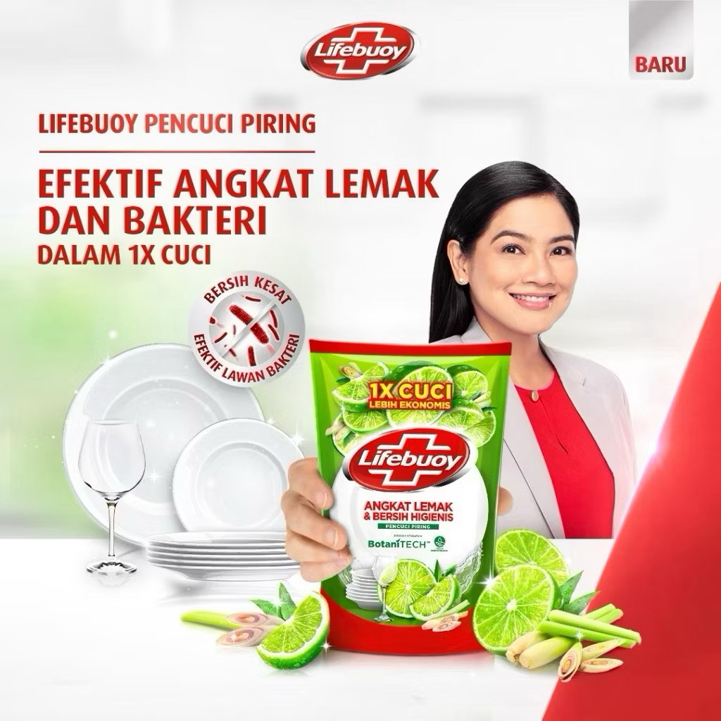 Lifebuoy Cairan Sabun pencuci piring / Reffil Cairan sabun pencuci piring