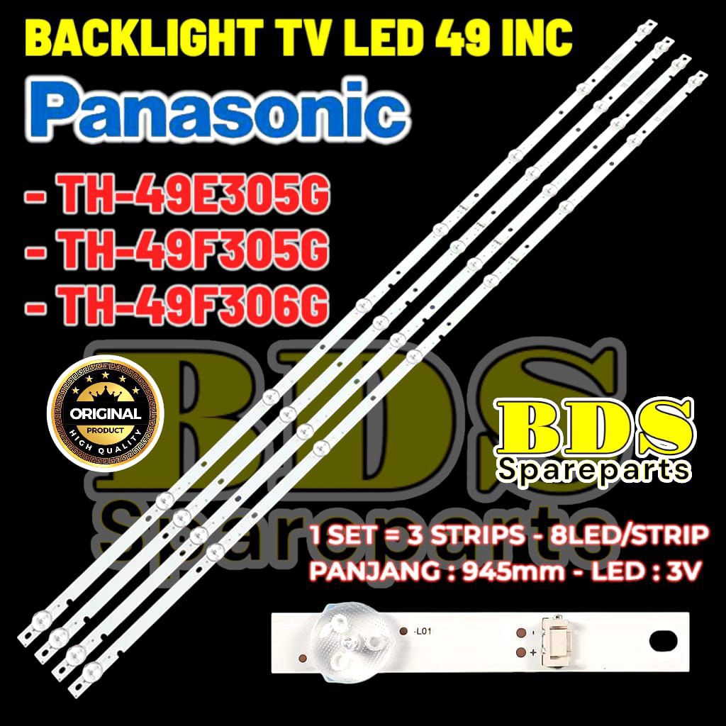 BACKLIGHT TV LED PANASONIC 49 INC TH-49E305G TH-49F305G TH-49F306G