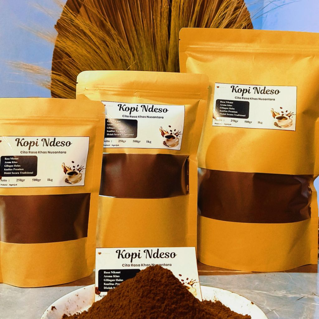 

Kopi Hitam Premium - 1 Kg Kopi Bubuk Khas Ndeso