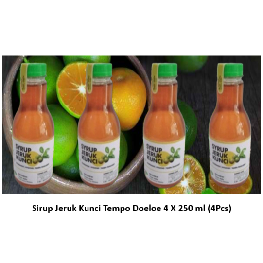 

Sirup Jeruk Kunci Tempo Doeloe 4 X 250 ml (4Pcs)