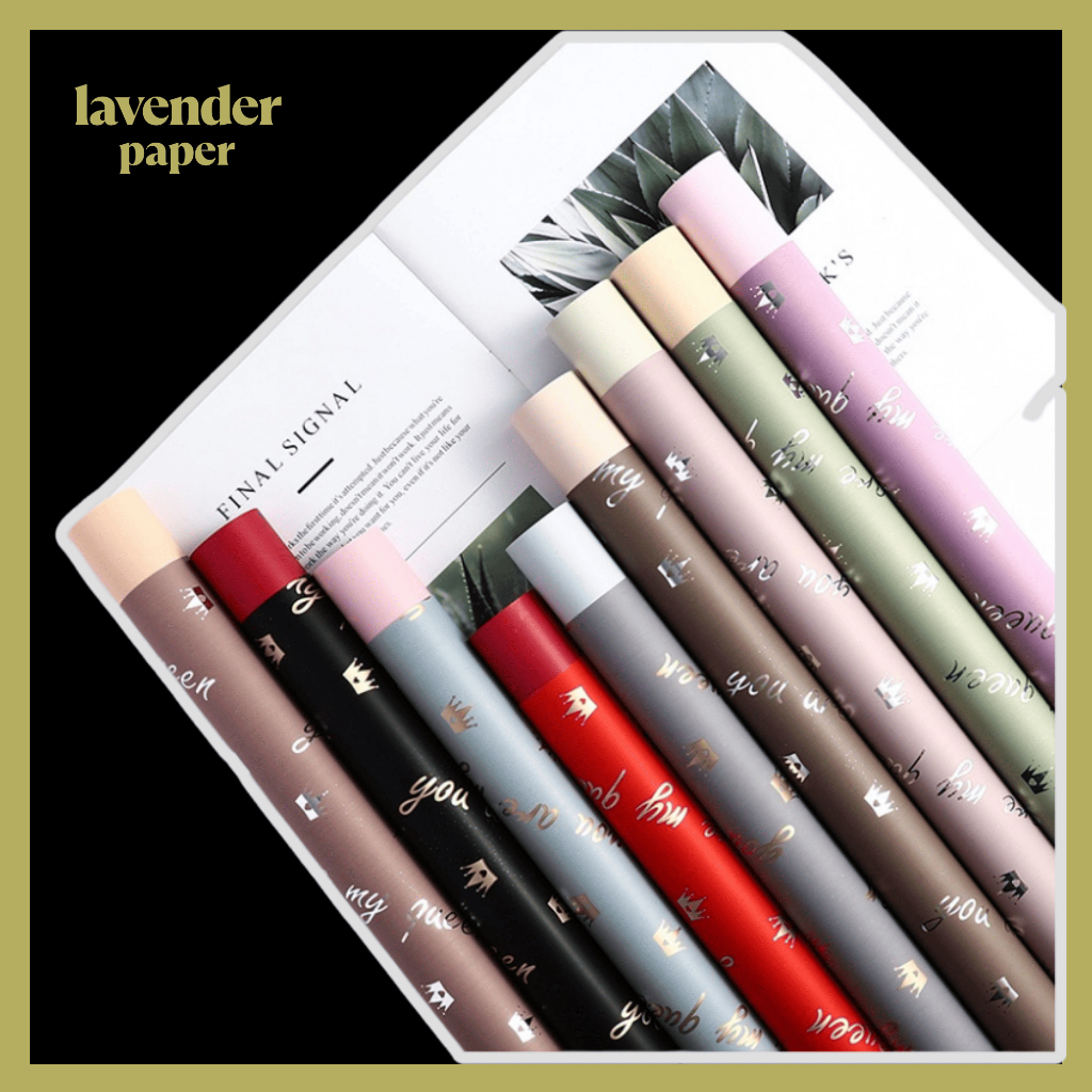 

Kertas Buket Bunga Dua Warna Flower Wrapping Paper Bicolor Premium Cotton Cellophane KB103