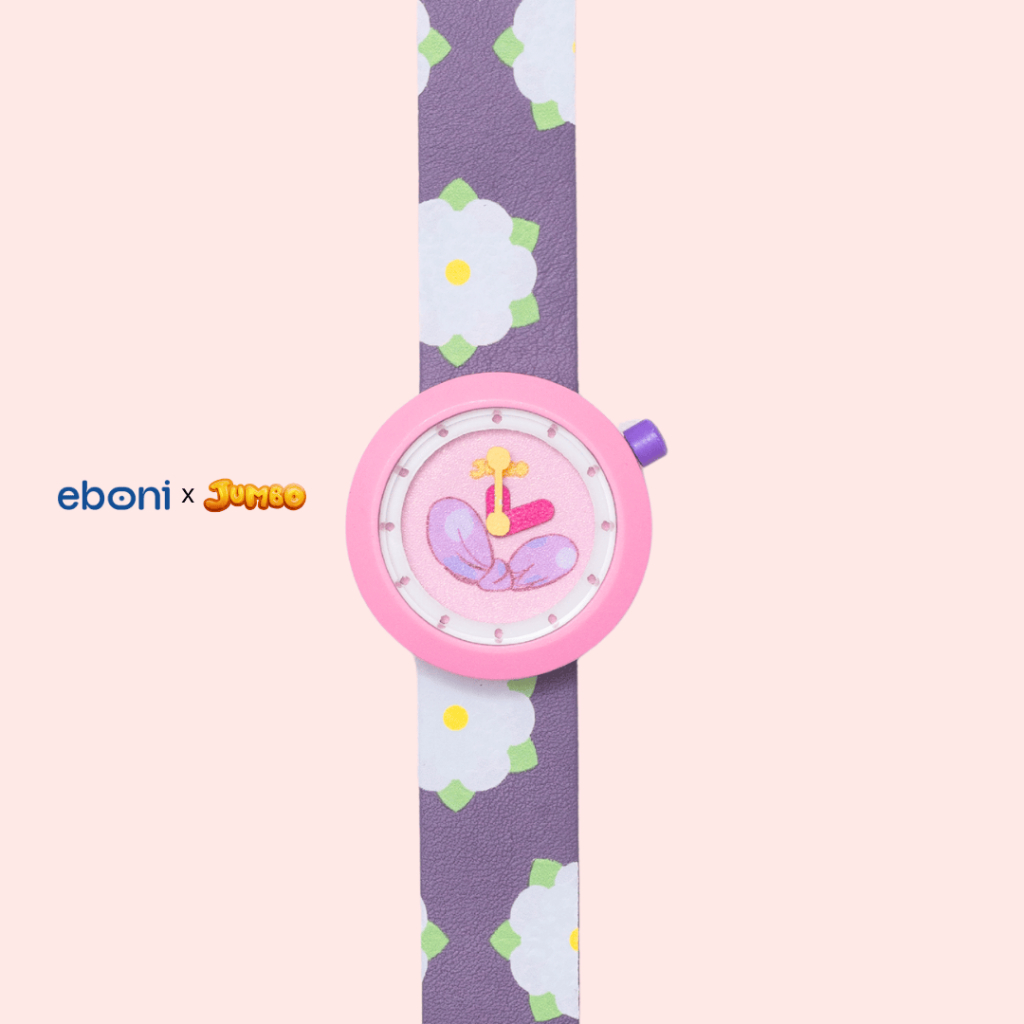 Jam Tangan Kayu Eboni X Jumbo - Putri