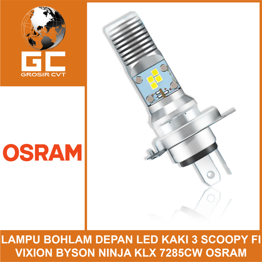 OSRAM Lampu LED Motor Scoopy Fi CBR150 Lokal Verza New Tiger Kaki 3 Asli Ori