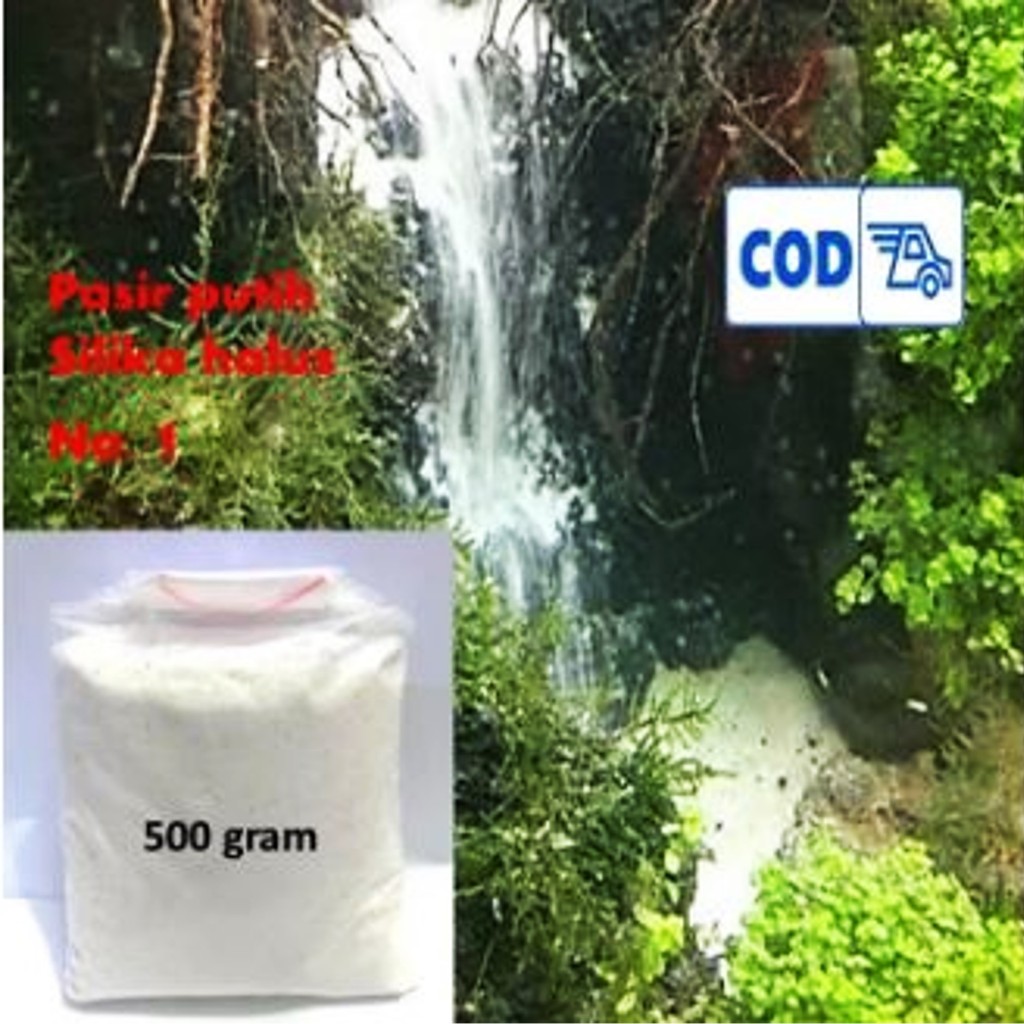 1 kg PASIR PUTIH aquascape aquarium pasir SILICA halus