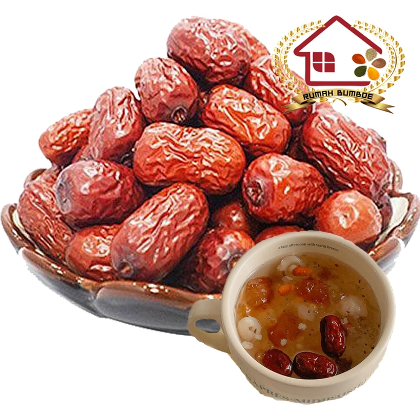 

(100gr) ANGCO KERING KURMA MERAH Kurma Asia Ang co Masakan Tradisional Cina