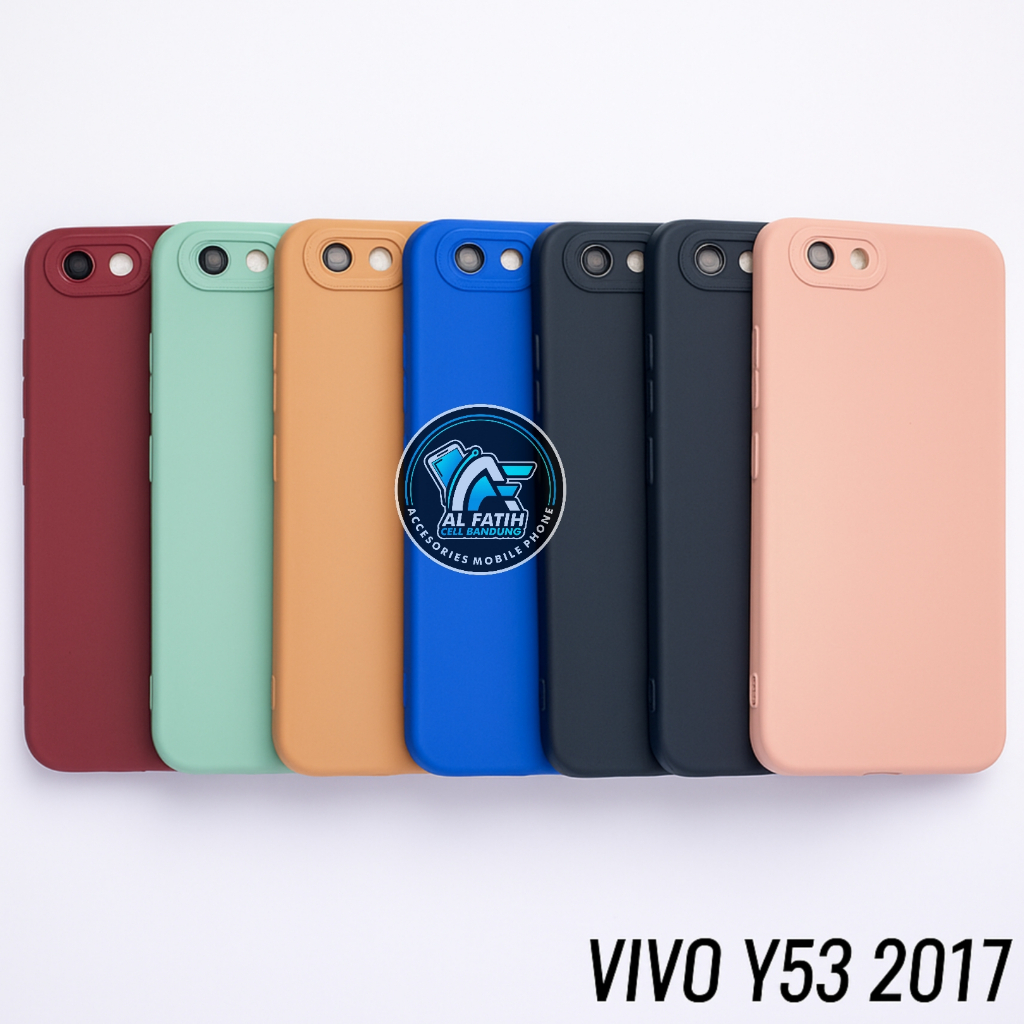Case Vivo 1606 Y53 2017 Softcase Pro Camera - Candy Case - Casing Macaron - Silikon Hp