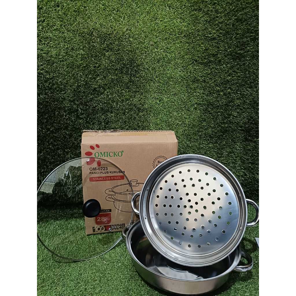 Panci kukus omicko,panci kukus,panci kukus stainless