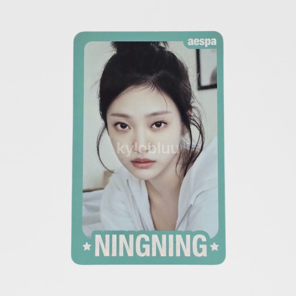 [READY] PHOTOCARD PC OFFICIAL AESPA NINGNING TRADING CARD TC CONCEPT KONSEP MY WORLD MW SPICY VER D 