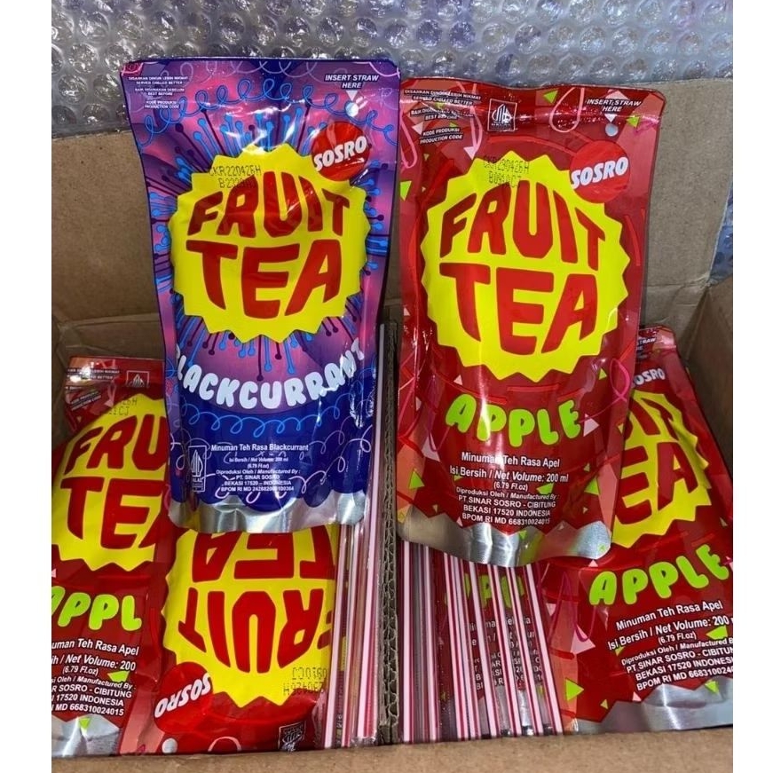 

Fruit tea sosro 4pcs