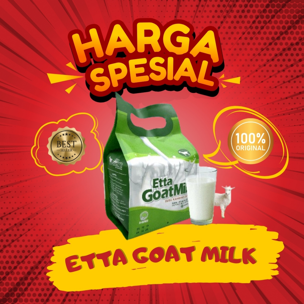 

Etta Goatmilk Susu Etawa Bubuk Enak & Sehat Cocok untuk Semua Umur