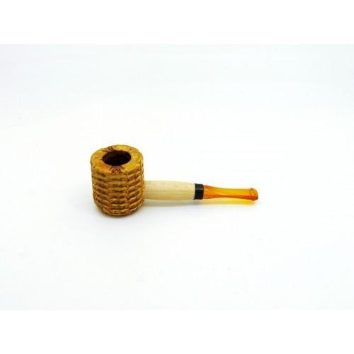 Missouri Meerschaum Miniature Varnished Corn Cob Pipe - Pipa Cangklong - Pipa Jagung