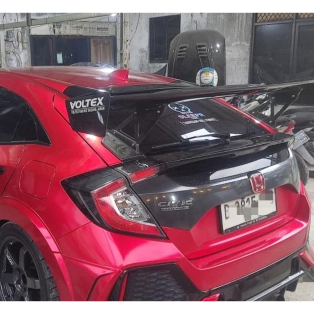 gt wing honda civic turbo voltex carbon kevlar