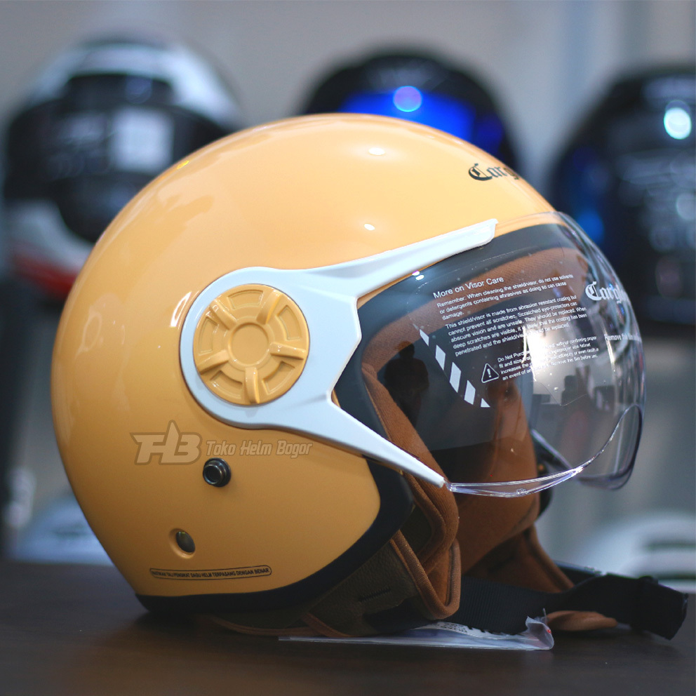 CARGLOSS HELM HIJAB YRH | FUZZ ORANGE | HELM RETRO HIJAB MOTIF | HELM CARGLOSS ORIGINAL