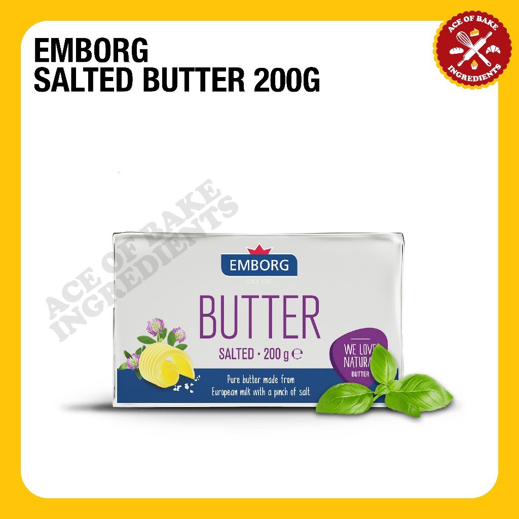 

[oddsolshop] pekanbaru/Emborg Butter Salted 200GR Mentega Asin