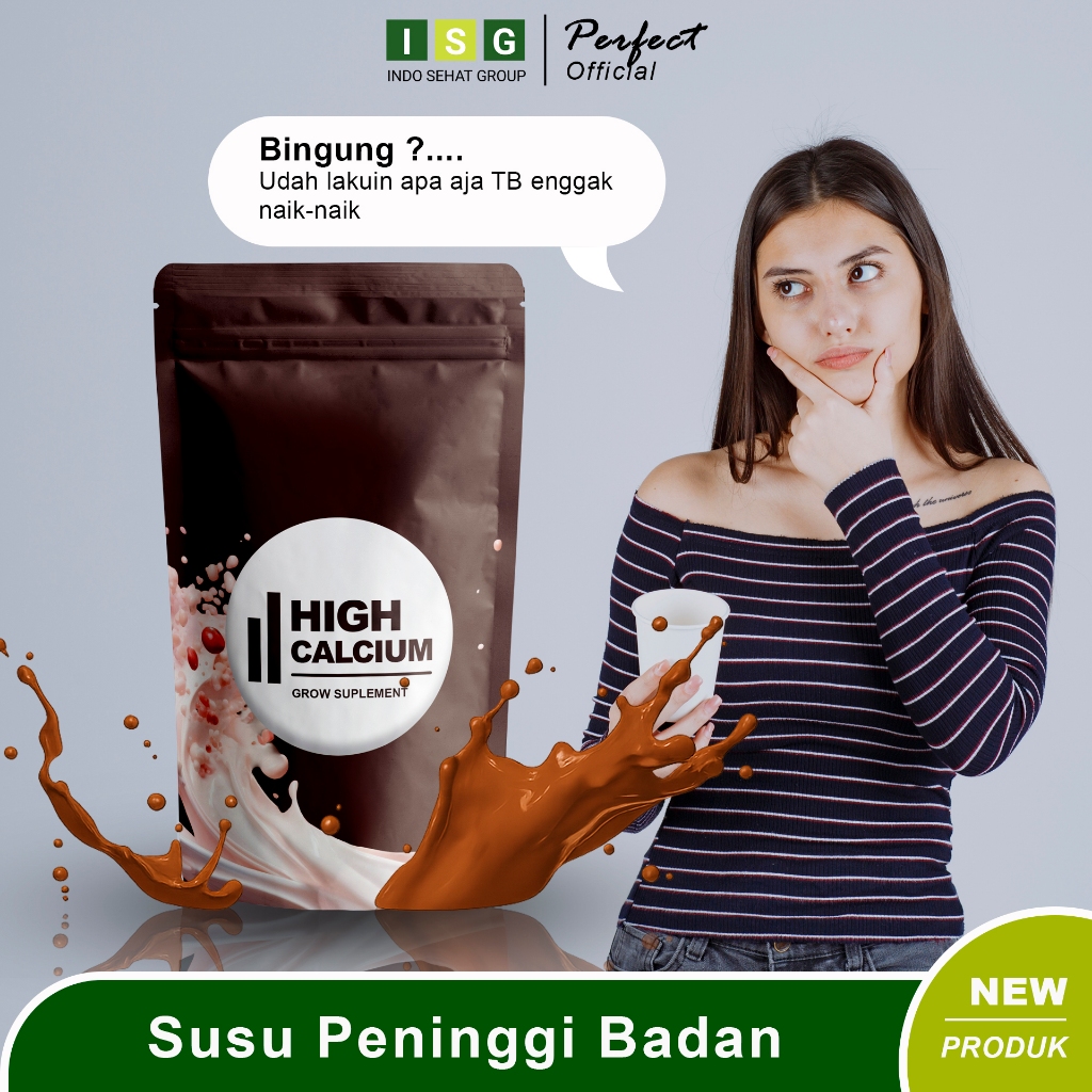 

(PROMO SPESIAL) High Calcium Susu Peninggi Badan Anak dan Dewasa Rasa Coklat