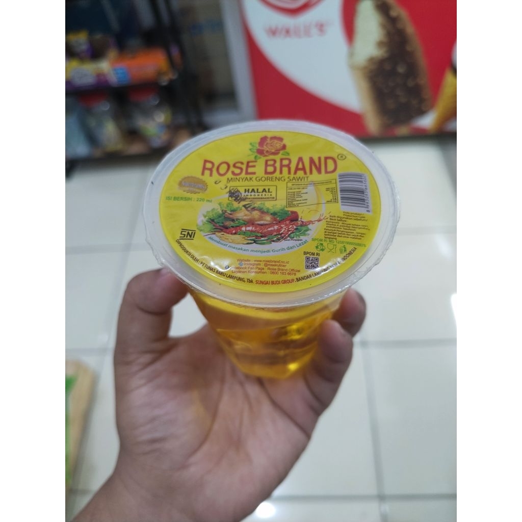 

ROSE BRAND MINYAK GORENG GELAS 220 ML